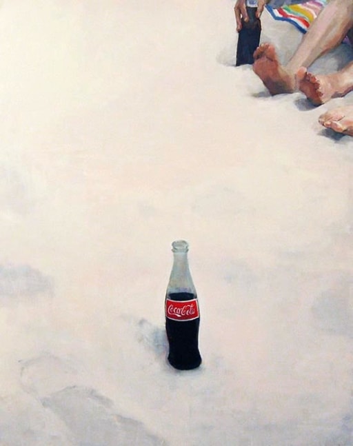 Stephen Coyle Beach Coke, 2013 alkyd on panel 42 x 30 in.