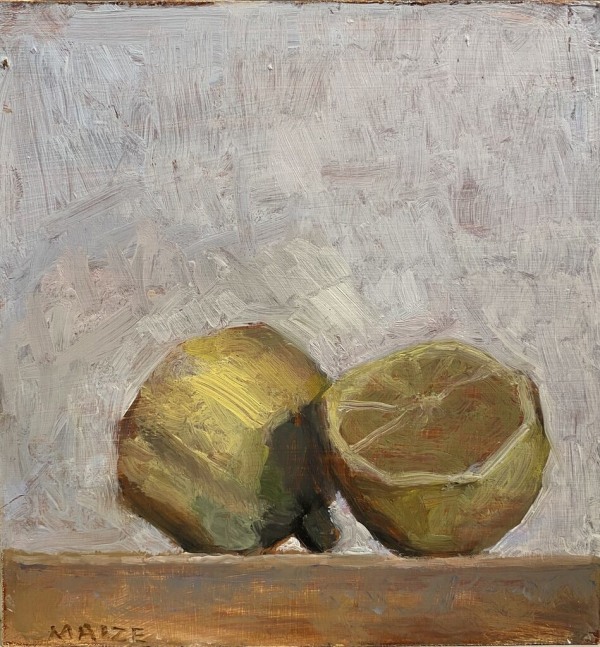 Catherine Maize Lemon, 2022 oil on panel  5 x 5 in.