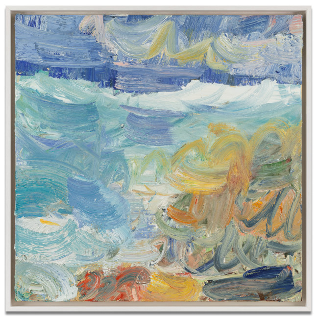 John Santoro Sandy Rollers, 2025 oil on canvas 30 x 30 in.