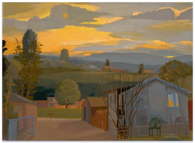 Celia Reisman, Taos Night, 2010,  oil on canvas,  22 x 30 inches