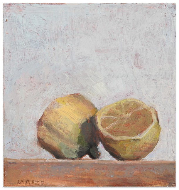 Catherine Maize Lemon, 2022 oil on panel  5 x 5 in.