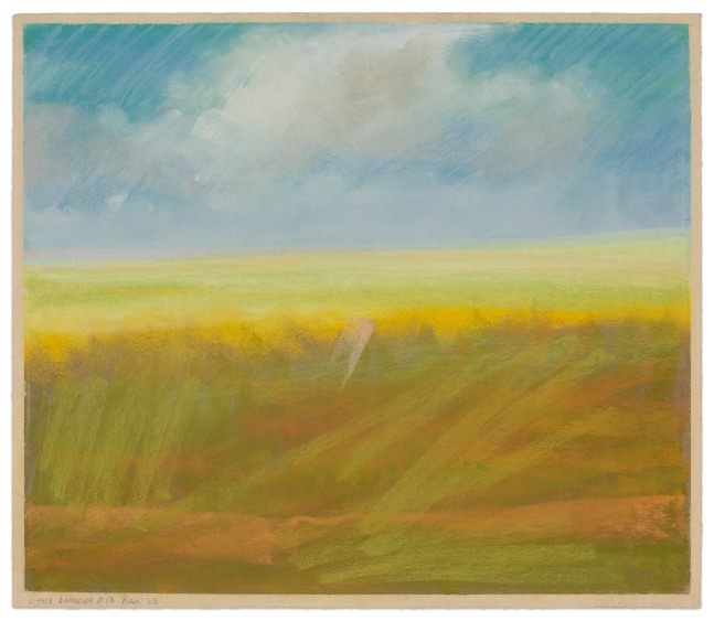 Dennis Leon Little Landscape #58, 1986 pastel on paper 15 x 17 1/2 in. (image); 21 1/4 x 23 3/4 x 1 1/2 in. (frame)