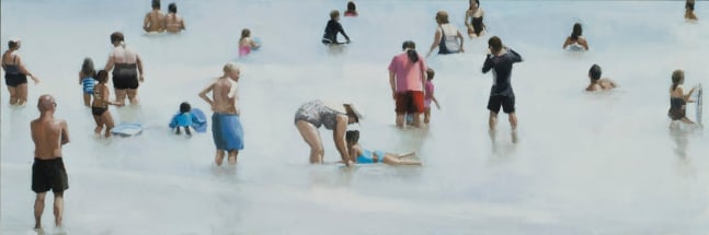 Stephen Coyle Beach Sounds, 2012 alkyd on panel 12 x 36 in.