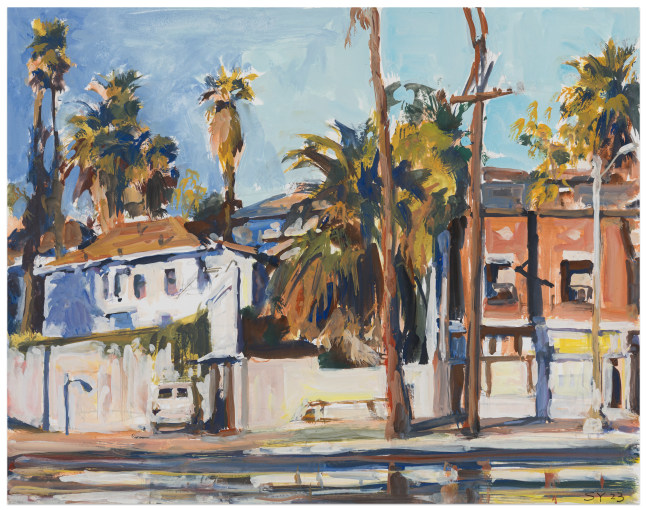 Suong Yangchareon After Rain, 2023 watercolor and gouache on paper 11 x 14 in.
