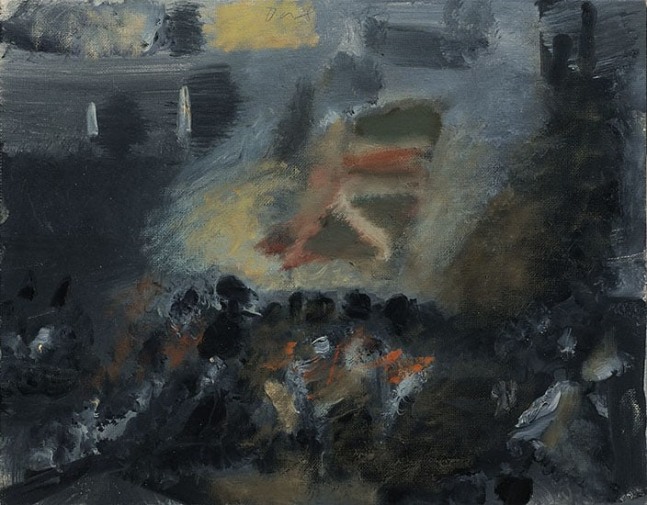 David Fertig The Death of Major Peirson (After Copley), 2012 oil on canvasboard 11 x 14 in.