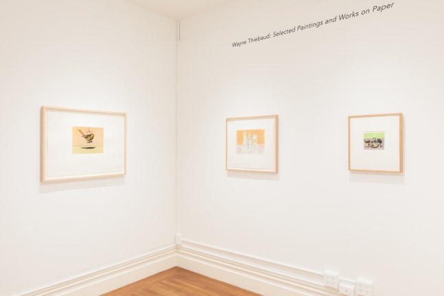 Wayne Thiebaud: Selected Paintings and Works on Paper