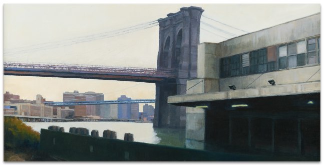 Jeff Bellerose Grey II, 2016 oil on canvas 15 x 30 in.