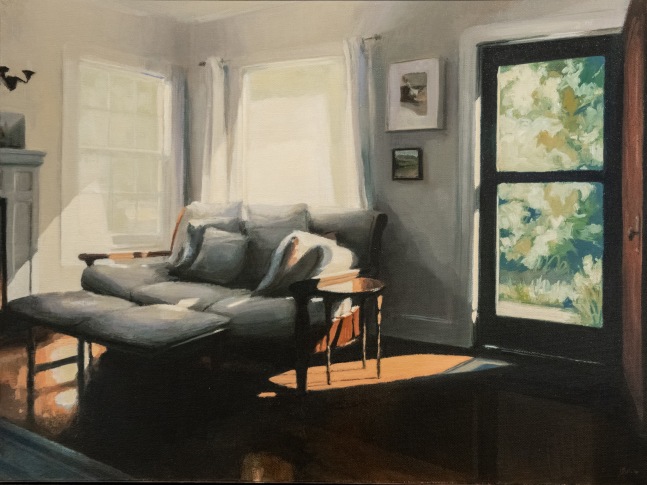 Jeff Bellerose, Spring, 2021, oil on canvas, 18 x 24 in.