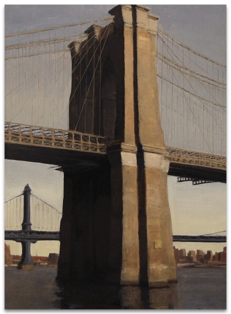 Jeff Bellerose Rise, 2014 oil on wood 16 1/2 x 12 in.