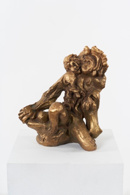 Lucas Samaras
Woman with Large Hand and Extra Head, 1981
gold plated bronze
11 x 10-l/2 x 6-l/2&amp;quot; (27.9 x 26.7 x 33 cm)
edition 3 of 3
