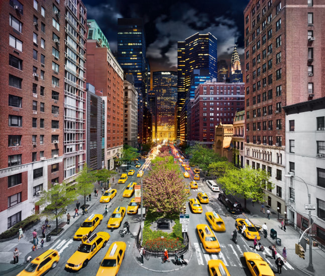 Stephen Wilkes ​​​​​​​Park Avenue, NYC, Day to Night, 2011