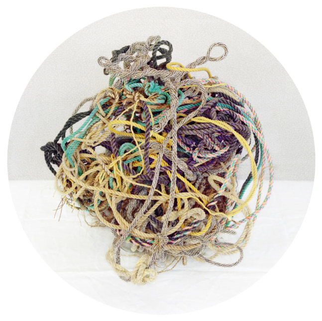 David Halliday, Rope Ball (flotsam), 2010