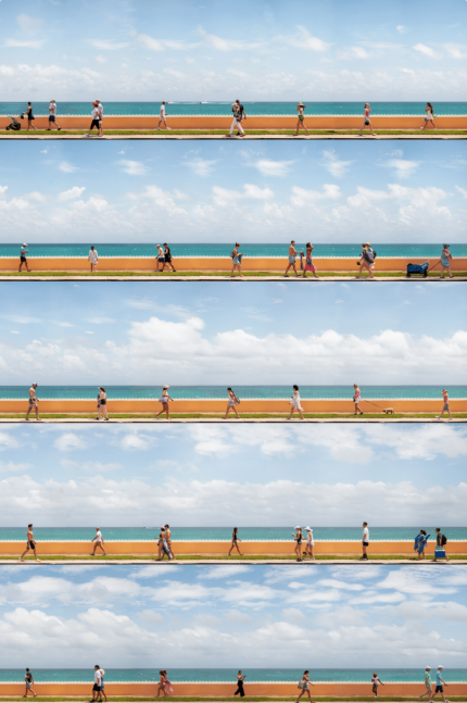 Xan Padron, Time Lapse, South Ocean Boulevard, Palm Beach, FL, 2023