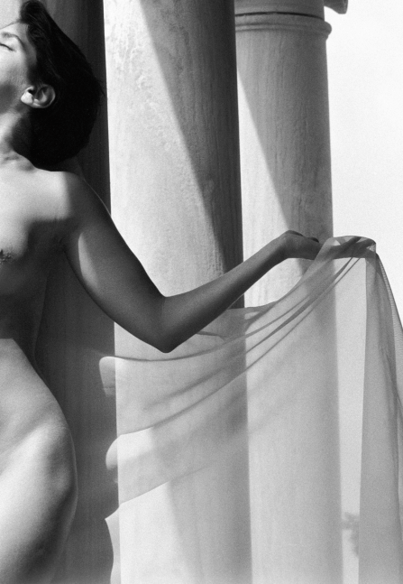 Robert Farber, Nude at the Columns, 1990