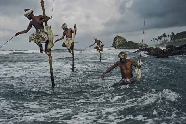 Steve McCurry  Fishermen at Weligama, South Coast of Sri Lanka