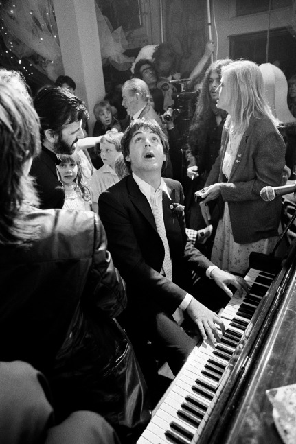 Terry O'Neill, Paul McCartney at Ringo Starr's Wedding, 1981