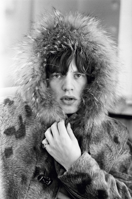 Terry O'Neill, Mick Jagger in a Fur Parka, 1964