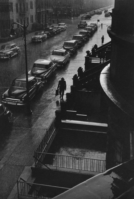 Ruth Orkin, Man in Rain, New York City, 1952