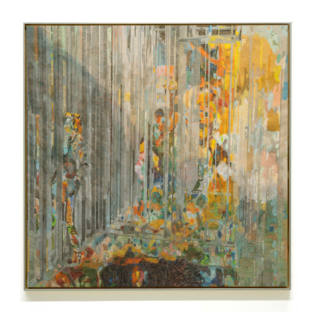 Jorge Pardo

Untitled, 2025

Oil and metallic paint on canvas, stretched over birch and engraved

Framed: 78 3/4 x 78 3/4 x 2 3/8 in
200 x 200 x 6 cm
Unframed: 76 3/4 x 76 3/4 in
194.9 x 194.9 cm

(JP 25/022)