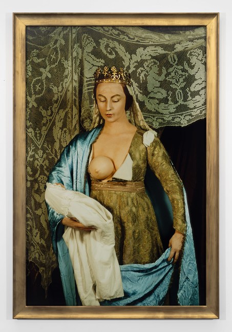 Cindy Sherman

Untitled

1989

Chromogenic color print

87.1 x 56.1 inches

221.3 x 142.6 cm

Edition 5/6

(FP 23/044)