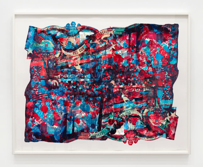 Zorawar Sidhu and Rob Swainston

Balloon View of Washington

2024-2025

Silkscreen and woodcut on Coventry Rag paper

Framed: 54 7/8 x 68 1/2 inches / 139.4 x 174 cm

Unframed: 52 x 65 1/2 inches / 132.1 x 166.4 cm

Edition of 7 + BAT and 2 AP

(ZSRS 25/001)