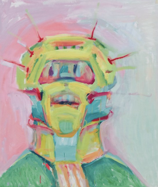 Maria Lassnig

Happy Martian

c. 1986-1999

Oil on canvas

100 &amp;times; 85 cm

&amp;copy; Maria Lassnig Foundation

Courtesy Maria Lassnig Foundation