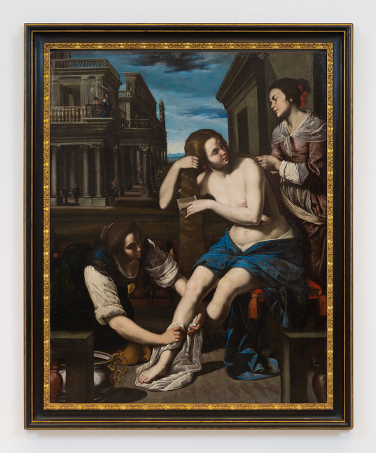Artemisia Gentileschi (Rome, 1593 &amp;ndash; Naples, 1656) and Bernardo Cavallino (Naples, 1616&amp;ndash;1656)

Bathsheba at her bath

c.1636&amp;ndash;1638

Oil on canvas

73 x 57.25 inches

185.2 x 145.4 cm

(FP 23/019)