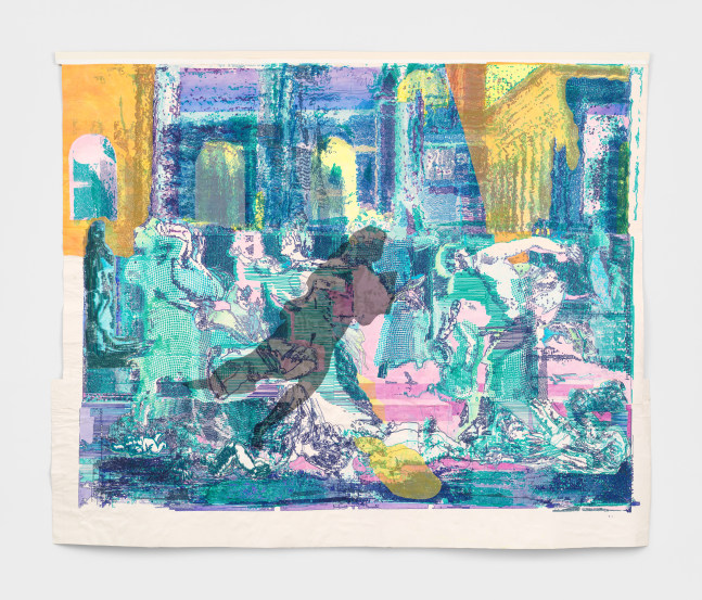 Austin Martin White

after Giovanni Volpato, 2024

Signed, titled, and dated verso

Egg tempera, acrylic, screen mesh, ink on paper

126 1/4 x 154 1/2 in
320.7 x 392.4 cm

(AMW 25/004)