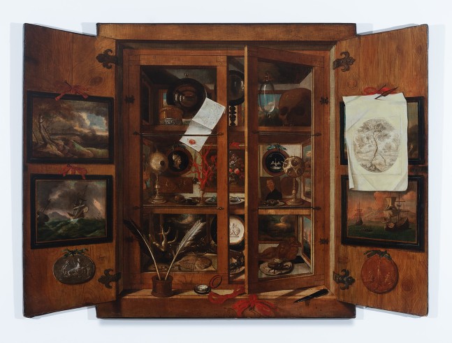 Domenico Remps (active in Florence in the second half of 17th century)

Glass cabinet of curiosities

Oil on canvas

39 1/4 x 53 1/4 inches

100 x 135 cm

(FP 23/041)