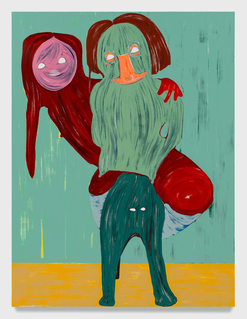 Nicola Tyson

Pillion

2024

Acrylic on canvas

90 x 68 inches

228.6 x 172.7 cm

(NT 24/016)