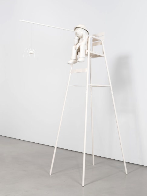 Cosima von Bonin

IDLER #124 (THE PASSIVE AGGRESSIVE VERSION)

2011

Steel, glass fibre reinforced plastic, aluminum, styrofoam, and lacquer

109 x 89 x 36 inches

277 x 226.1 x 91.4 cm

(CVB 11/001)