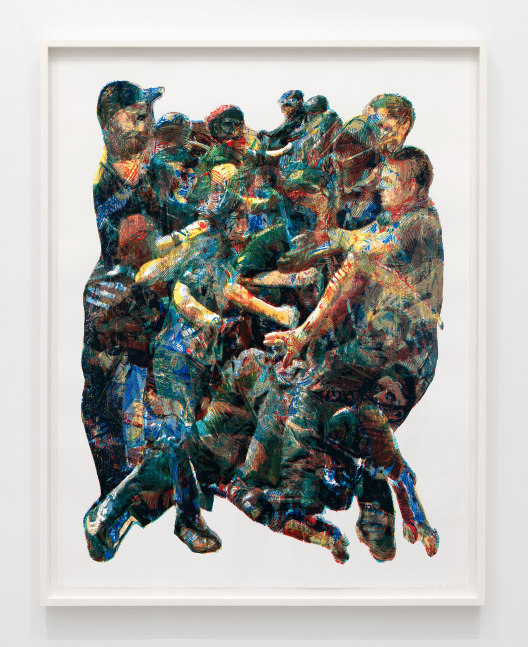 Zorawar Sidhu and Rob Swainston

A Cavalry Charge

2024-2025

Silkscreen and woodcut on Coventry Rag paper

Framed: 55 5/8 x 44 1/8 inches / 141.3 x 112.1 cm

Unframed: 52 5/8 x 41 inches / 133.7 x 104.1 cm

Edition of 7 + BAT and 2 AP

(ZSRS 24/011)