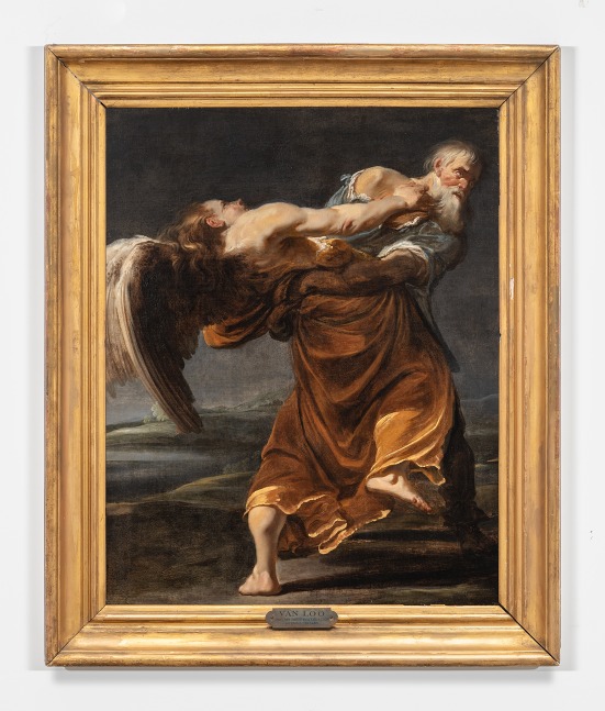 Johann Liss (Oldenburg, 1597 &amp;ndash; Verona, 1631)

Jacob wrestling with an Angel

Oil on canvas

31.75 x 25.5 inches

80.6 x 64.7 cm

(FP 23/043)