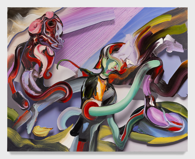 Pieter Schoolwerth

Mantis Descends Into the Cranial Layer of StainMan (Supporting Actor #3)

2024

Oil, acrylic, and inkjet on canvas

72.25 x 90 inches

183.5 x 228.6 cm

(PS 24/004)