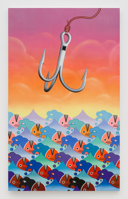 Emily Mae Smith

Precarious Persuasion

2022

Oil on linen

90 x 55 inches

228.6 x 139.7 cm