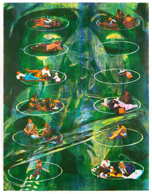 Zorawar Sidhu and Rob Swainston

July 18

2020-21

Multi-color woodblock print on paper

57.5 x 45.25 inches

146.1 x 114.9 cm

Edition of 5

$6,500