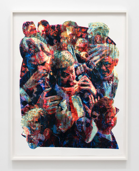 Zorawar Sidhu and Rob Swainston

Portrait of the Signers of the Declaration of Independence

2024-2025

Silkscreen and woodcut on Coventry Rag paper

Framed: 55 5/8 x 44 1/8 inches / 141.3 x 112.1 cm

Unframed: 52 5/8 x 41 inches / 133.7 x 104.1 cm

Edition of 7 + BAT and 2 AP

(ZSRS 24/010)