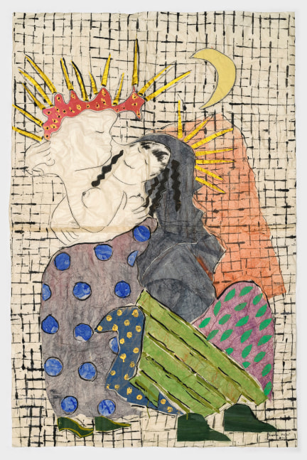 Isabella Ducrot

Tendernesses on Grill VII

2023

Pastel, pigment, paper, and collage on Japan paper&amp;nbsp;

72 1/2 x 47 3/4 inches

184 x 121 cm

(ID 23/021)