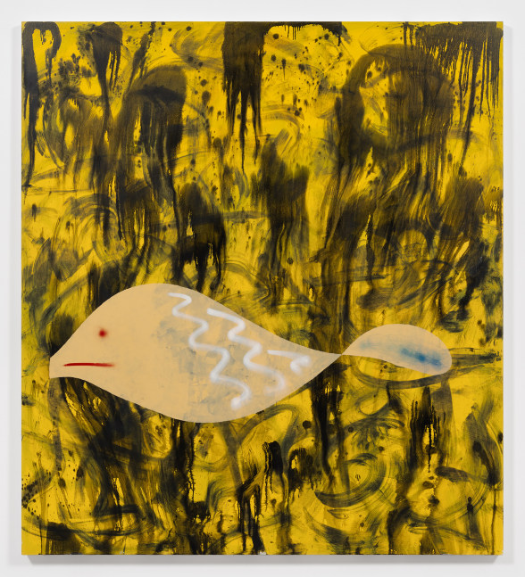 Charline von Heyl

Around the Fish

2023

Acrylic and charcoal on linen

82 x 74 in

208.3 x 188 cm

(CVH 23/019)