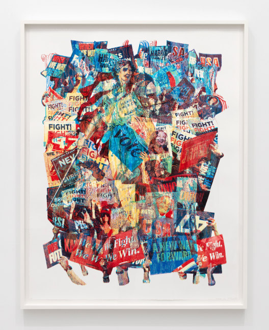 Zorawar Sidhu and Rob Swainston

In the Trenches

2024-2025

Silkscreen and woodcut on Coventry Rag paper

Framed: 55 5/8 x 44 1/8 inches / 141.3 x 112.1 cm

Unframed: 52 5/8 x 41 inches / 133.7 x 104.1 cm

Edition of 7 + BAT and 2 AP

(ZSRS 24/014)