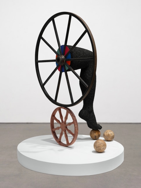 Derek Fordjour

Assembly I

2023

Mixed media

34 x 32 x 16 inches

86.4 x 81.3 x 40.6 cm

(DF 23/039)