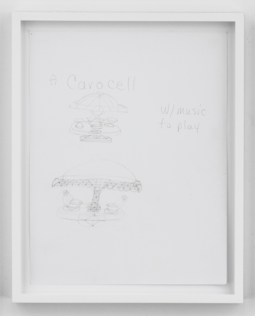 PATRICIA SATTERWHITE
A Carocell w/ music to play
1998-2001
Graphite on paper
11 by 8 1/2 in.&amp;nbsp; 27.9 by 21.6 cm.
MI&amp;amp;N 16374

$1,500