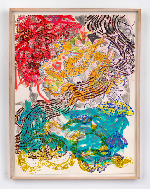 NANCY GRAVES

Mother Tongue

1988

Gold leaf, gouache and graphite on paper

40 by 30 in.&amp;nbsp; 101.6 by 76.2 cm.

(MI&amp;amp;N 16815)