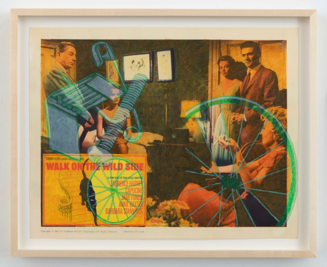 MARTIN KERSELS
Wild Bunch
2020
Colored pencil on vintage lobby card
11 by 14 in.&amp;nbsp; 27.9 by 35.6 cm.
MI&amp;amp;N 16764
$2,750