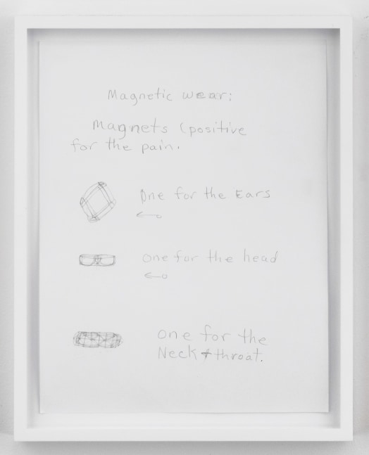 PATRICIA SATTERWHITE
Magnetic wear
1998-2001
Graphite on paper
11 by 8 1/2 in. 27.9 by 21.6 cm.
MI&amp;amp;N 16372