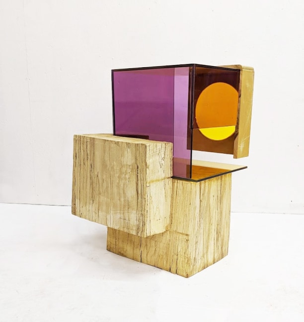 SARAH BRAMAN
Friend
2020
Maple, found wood and glass
36 by 26 by 24 in.&amp;nbsp; 91.4 by 66 by 61 cm.
MI&amp;amp;N 16546