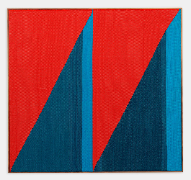 BRENT WADDEN
Untitled
2019
Hand woven fibers, wool, cotton and acrylic on canvas in the artist&amp;#39;s frame
46 1/16 by 48 7/8 in.&amp;nbsp; 117 by 124.1 cm.
MI&amp;amp;N 16146