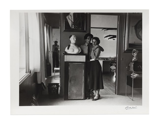 Dal&amp;iacute; et Gala dans leur studio Parisien, 14e, Paris&amp;nbsp;(Dal&amp;iacute; and Gala in their Paris studio, Fourteenth Arondissement, Paris), c. 1932-1933
gelatin silver print on double weight paper
image: 10 5/8 x 14 1/2 in. / 27.0 x 36.8 cm

sheet: 11 3/4 x 15 1/2 in. / 29.8 x 39.4 cm&amp;nbsp;

recto:&amp;nbsp;signed, lower right&amp;nbsp;

verso:&amp;nbsp;stamped &amp;lsquo;Copyright by BRASSA&amp;Iuml;&amp;rsquo;;&amp;nbsp;&amp;lsquo;INTERDICTION DE REPRODUIRE SANS AUTORISATION DE L&amp;rsquo;AUTEUR&amp;rsquo;; &amp;lsquo;Tirage de l&amp;rsquo;Auteur&amp;rsquo;, inscribed &amp;lsquo;DALI et GALA DANS LEUR STUDIO PARISIEN 14e c. 1932-33&amp;rsquo;; &amp;lsquo;Catalogue No. 12&amp;rsquo;; &amp;lsquo;A 449&amp;rsquo;; &amp;lsquo;PN1465/3&amp;rsquo;&amp;nbsp;