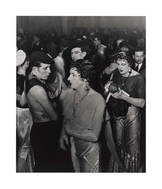 Le bal des Invertis au Magic-City, rue Cognac (The Magic-City drag ball, Rue Cognac), 1932&amp;nbsp;
ferrotype gelatin silver print on single weight paper

image: 11 x 9 1/8 in. / 27.9 x 23.2 cm

sheet: 11 x 9 1/8 in. / 27.9 x 23.2 cm

verso:&amp;nbsp;signed, stamped &amp;lsquo;BRASSA&amp;iuml; 81, Rue du Faub.-St-Jacques PARIS-XIVe &amp;ndash; PORt-Royal 23-41&amp;rsquo;; &amp;lsquo;COPYRIGHT by BRASSA&amp;Iuml; 81, Faubourg St. Jacques PARIS 14eme T&amp;eacute;l. 707.23.41&amp;rsquo;; &amp;lsquo;Tirage de l&amp;rsquo;Auteur&amp;rsquo;, inscribed &amp;lsquo;105&amp;rsquo;; &amp;lsquo;Pl. 442&amp;rsquo;; &amp;lsquo;PN1086/1&amp;rsquo;&amp;nbsp;