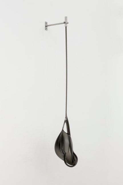 Ivana Ba&amp;scaron;ić
Breath seeps through her tightly closed mouth | Position II: Swelling #2, 2019

breath, glass, stainless steel, torque

50 x 9 x 6 in. / 127 x 22.9 x 15.2 cm